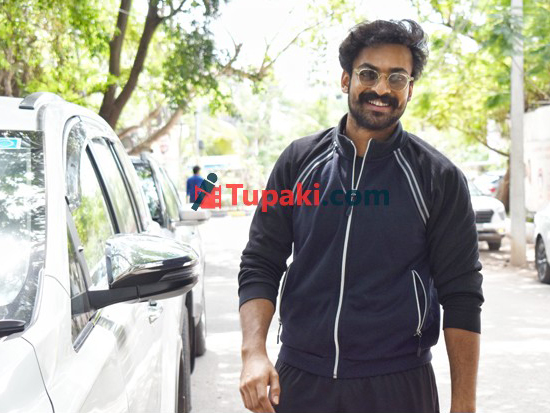 Vaishnav Tej Out And About In Hyderabad